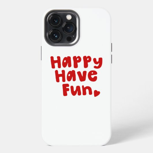 Etui iPhone 13 Pro Max Joyeux amusement (Verso)