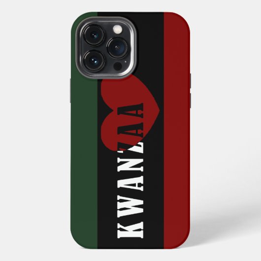Etui iPhone 13 Pro Max Joyeux Kwanzaa (Verso)