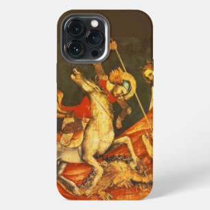 Etui iPhone 13 Pro Max La bataille de saint Georges contre le dragon