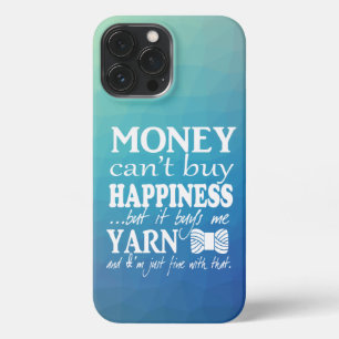 Etui iPhone 13 Pro Max L'argent ne peut pas acheter le bonheur Artisanat