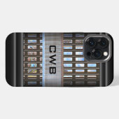 Etui iPhone 13 Pro Max LeCrosse Point Monogramme Moderne (Verso Horizontal)