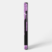 Etui iPhone 13 Pro Max Lecteurs de Parties scintillant violet clair moder (Côté gauche)