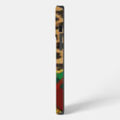 Etui iPhone 13 Pro Max Léopard Plaid (Côté gauche)