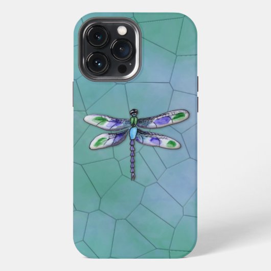 Etui iPhone 13 Pro Max Libellule d'été (Verso)
