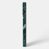 Etui iPhone 13 Pro Max Libellule Disco Bleu de Minuit (Côté gauche)