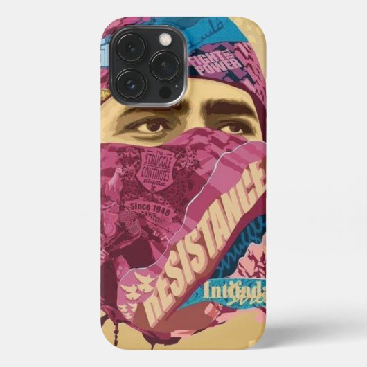 Etui iPhone 13 Pro Max Libérer la Palestine (Verso)