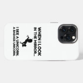 ETUI iPhone 13 PRO MAX LICORNE BADASS (Verso Horizontal)