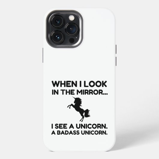 ETUI iPhone 13 PRO MAX LICORNE BADASS (Verso)