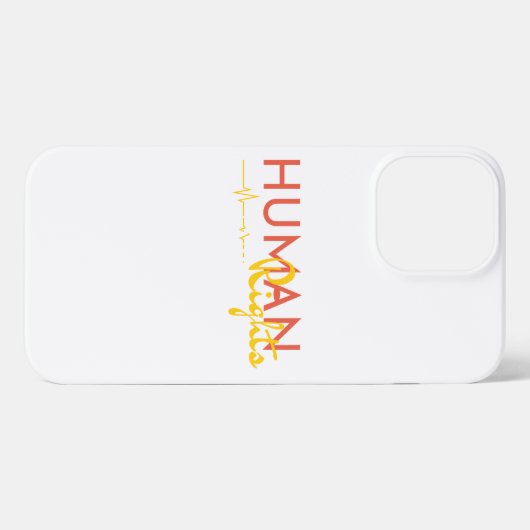 Etui iPhone 13 Pro Max Lifeline to Human Rights (Verso Horizontal)