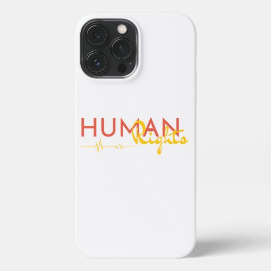 Etui iPhone 13 Pro Max Lifeline to Human Rights (Verso)