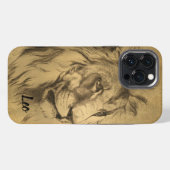 Etui iPhone 13 Pro Max Lion d'Or (Verso Horizontal)