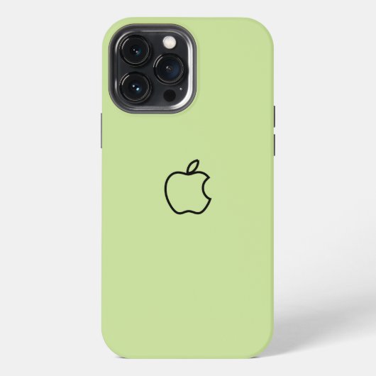 Etui iPhone 13 Pro Max Logo Olive Green Custom Fancy (Verso)