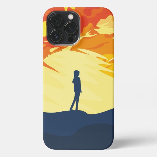 Etui iPhone 13 Pro Max Lost in the Sunset Glow 🌅 (Verso)