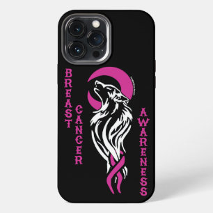 Etui iPhone 13 Pro Max Loup/Lune...Cancer du sein