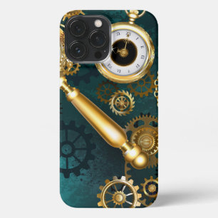 Etui iPhone 13 Pro Max Loupe en style Steampunk
