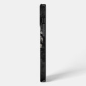 Etui iPhone 13 Pro Max Lune et Corbeau (Côté gauche)