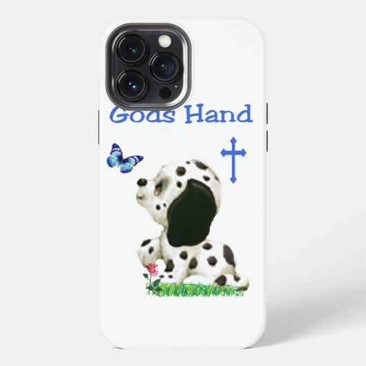 Etui iPhone 13 Pro Max Main de Dieu (Verso)