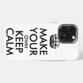 Etui iPhone 13 Pro Max Make your own keep calm (Verso Horizontal)