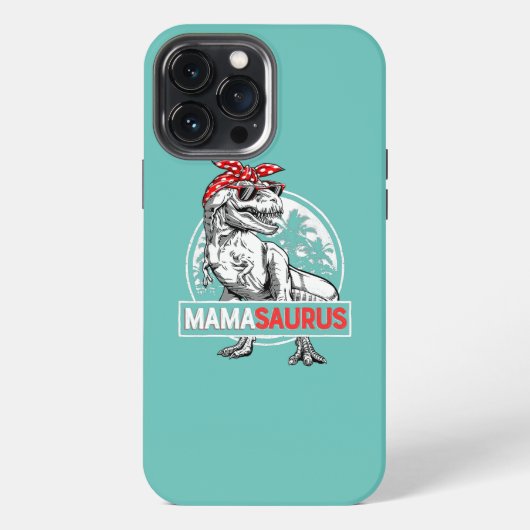 Etui iPhone 13 Pro Max Mamasaurus T rex Dinosaure Funny Mama Saurus (Verso)
