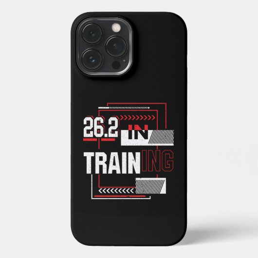 Etui iPhone 13 Pro Max Marathon - 26.2 en formation Abstraite (Verso)