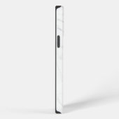 Etui iPhone 13 Pro Max Marbre blanc (Côté droit)