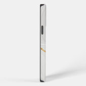 Etui iPhone 13 Pro Max Marbre blanc (Côté droit)