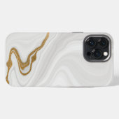 Etui iPhone 13 Pro Max Marbre blanc (Verso Horizontal)