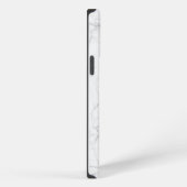 Etui iPhone 13 Pro Max Marbre Blanc Élégant (Côté droit)