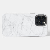 Etui iPhone 13 Pro Max Marbre Blanc Élégant (Verso Horizontal)