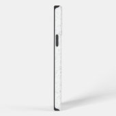 Etui iPhone 13 Pro Max Marbre Blanc Élégant (Côté droit)