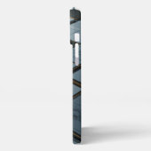 Etui iPhone 13 Pro Max Marbre Or Carreaux Luxe Géométrie (Côté gauche)