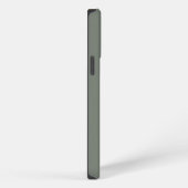 Etui iPhone 13 Pro Max Marque initiale de Sage Élégant (Côté droit)