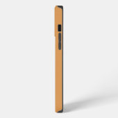 Etui iPhone 13 Pro Max Marque initiale élégante de moutarde  (Côté gauche)