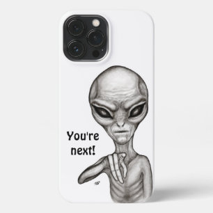 Etui iPhone 13 Pro Max Mauvais Alien, Tu es le prochain !