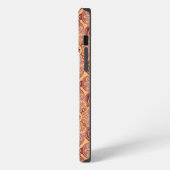 Etui iPhone 13 Pro Max mauve de pêche coque iphone (Côté gauche)