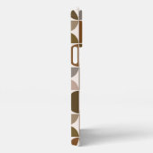 Etui iPhone 13 Pro Max MCM Semi-cycles Browns+Cream Big Motif (Côté droit)