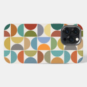 Etui iPhone 13 Pro Max MCM Semiccles Motif couleur grande sur crème (Verso Horizontal)