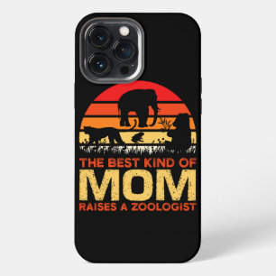Etui iPhone 13 Pro Max Meilleur type de maman Soulève un Zoologiste, Zool