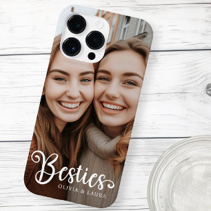 Etui iPhone 13 Pro Max Meilleures amies noms personnalisés photo