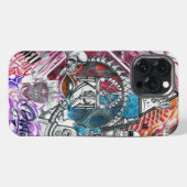 Etui iPhone 13 Pro Max Mélange fou (Verso Horizontal)