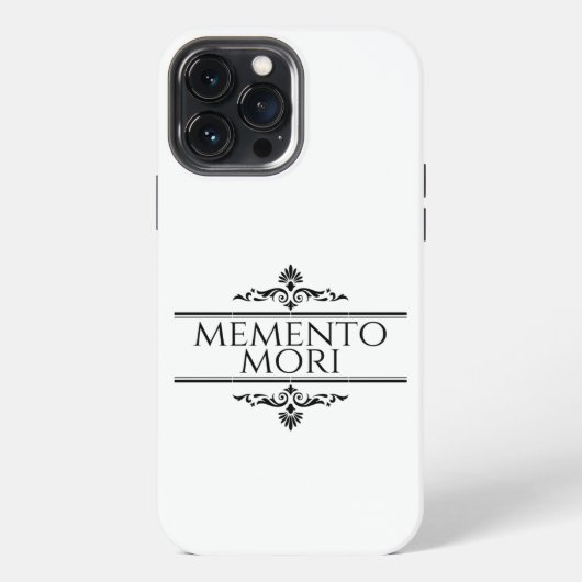 Etui iPhone 13 Pro Max Memento Mori (Verso)