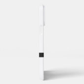 Etui iPhone 13 Pro Max Merci d'être venu Élégant Noir et Blanc (Côté droit)