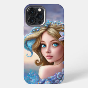 Etui iPhone 13 Pro Max Mermaid Sea Goddess Nymphe Siren Art sous-marin