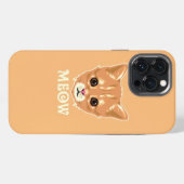 Etui iPhone 13 Pro Max Miau de chat (Verso Horizontal)