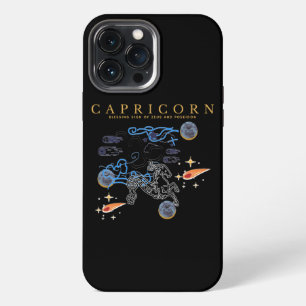Etui iPhone 13 Pro Max Mikitiez capricorne bonne année saturne astrologie