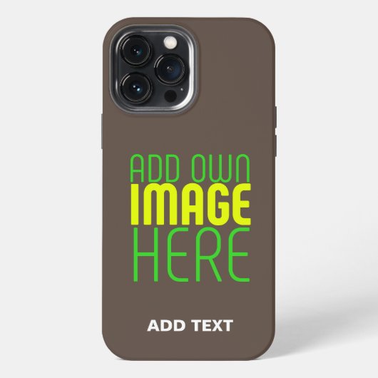 ETUI iPhone 13 PRO MAX MODELE DE TEXTE D'IMAGE DE CAFÉ SIMPLE ÉDITABLE MO (Verso)