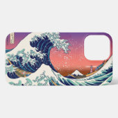 Etui iPhone 13 Pro Max Modern Great Wave Hokusai Pop Art (Verso Horizontal)