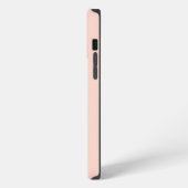 Etui iPhone 13 Pro Max Moderne Feminine Solide Rose Soft Script Nom perso (Côté gauche)