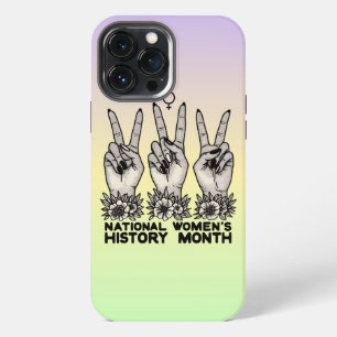 Etui iPhone 13 Pro Max Mois de l'histoire des femmes féministes