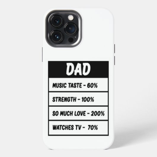Etui iPhone 13 Pro Max mon super papa (Verso)